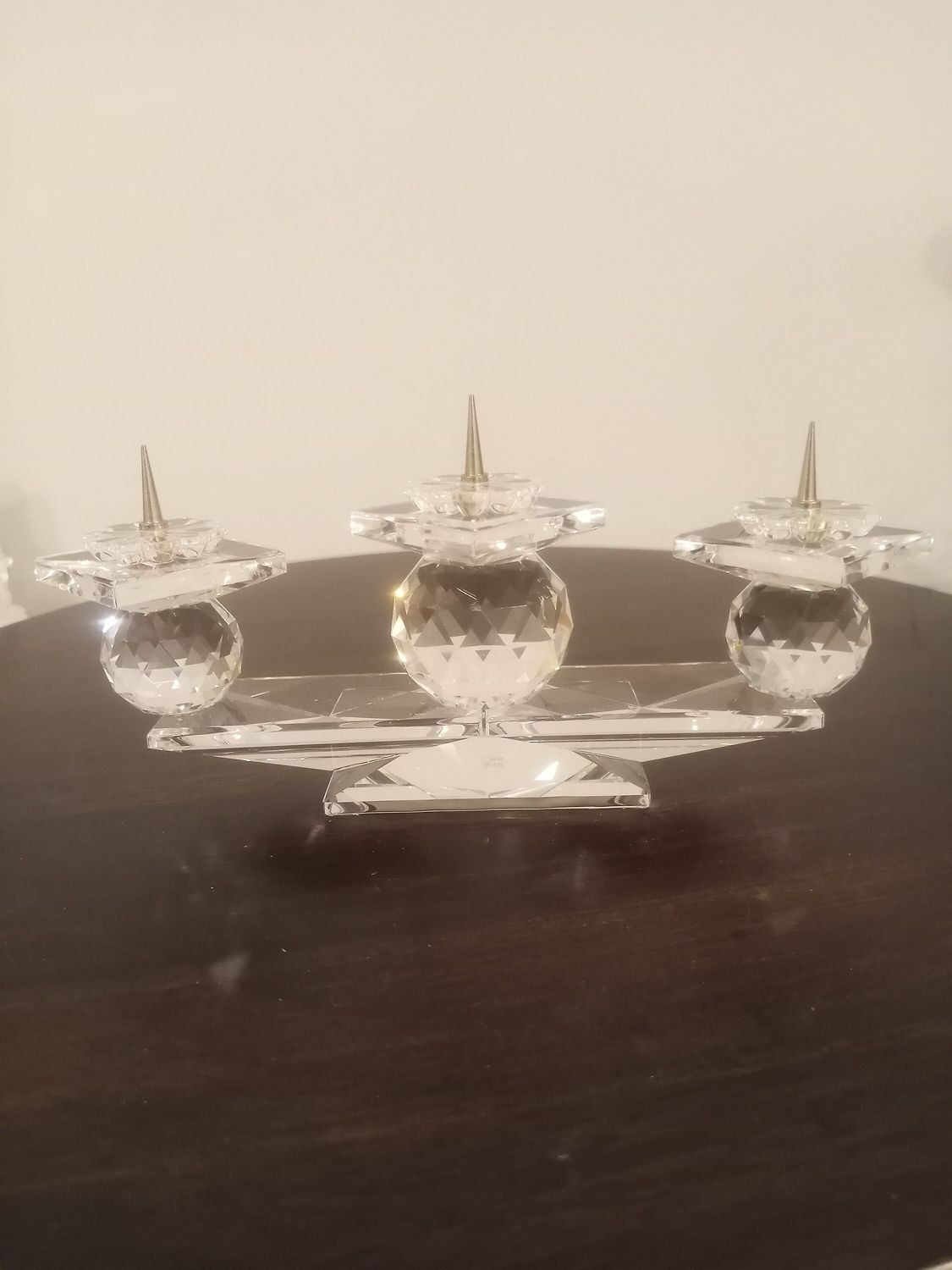 Swarovski Tri-Candleholder European Version #7600-107