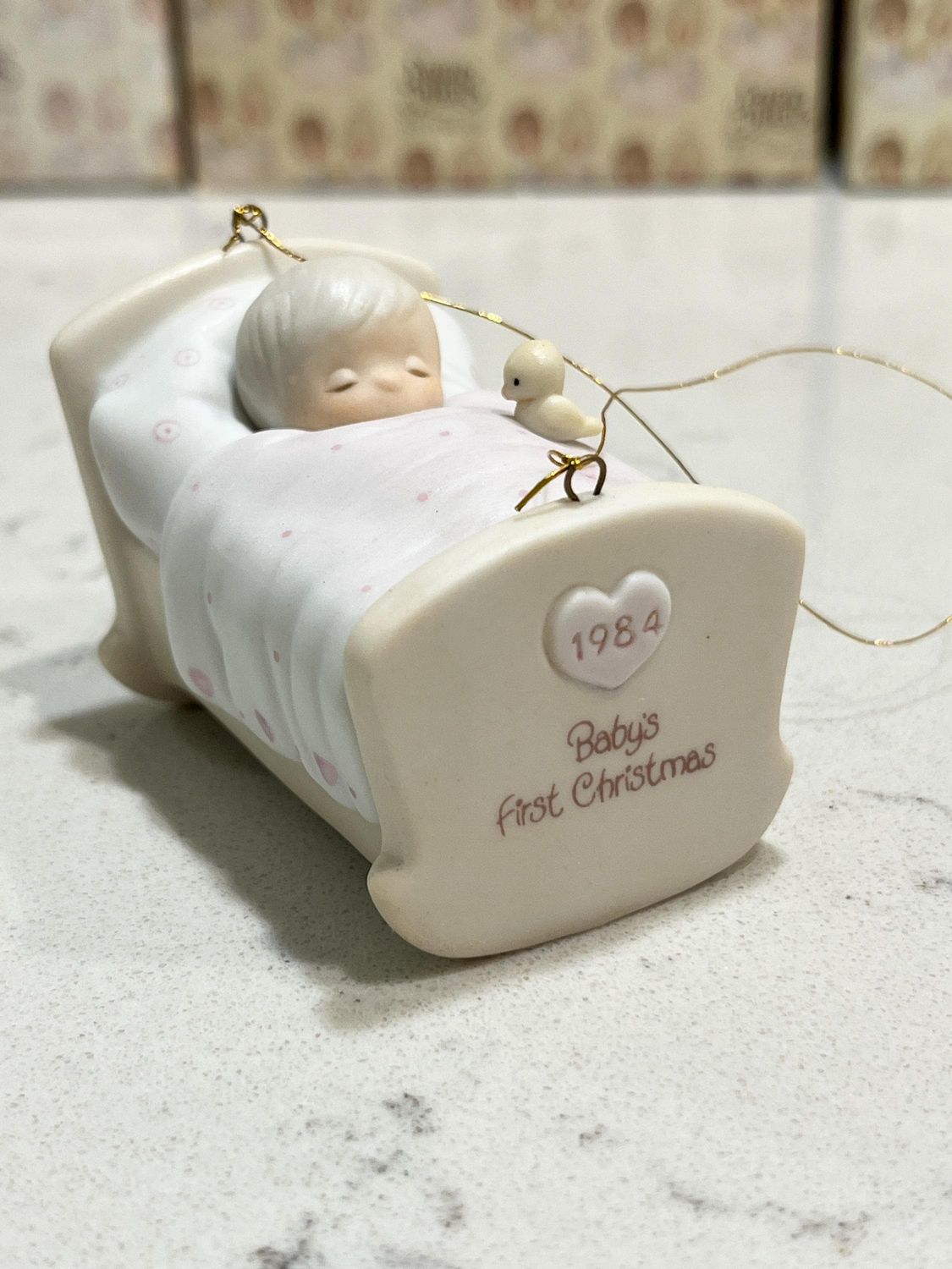 Precious Moments 1984 Blessed Are the Pure in Heart #E5392