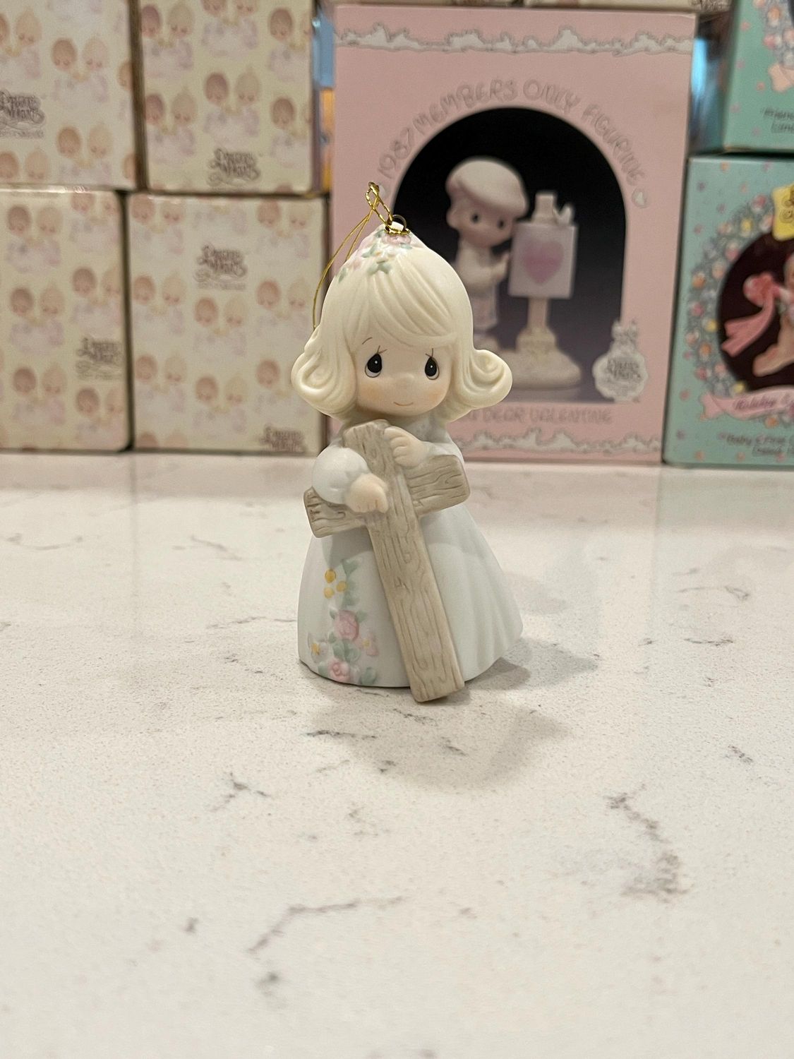 Precious Moments I Believe in the Old Rugged Cross Ornament #522953