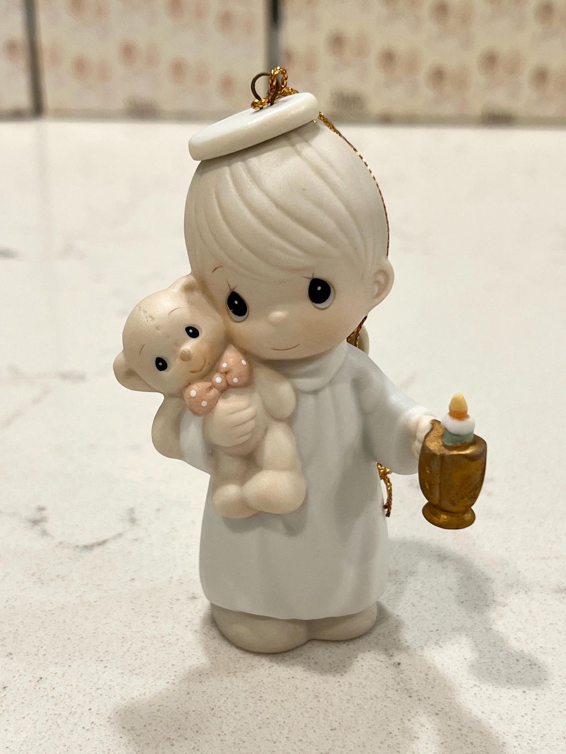 Precious Moments Lighting the Way to a Happy Holiday Ornament 129275