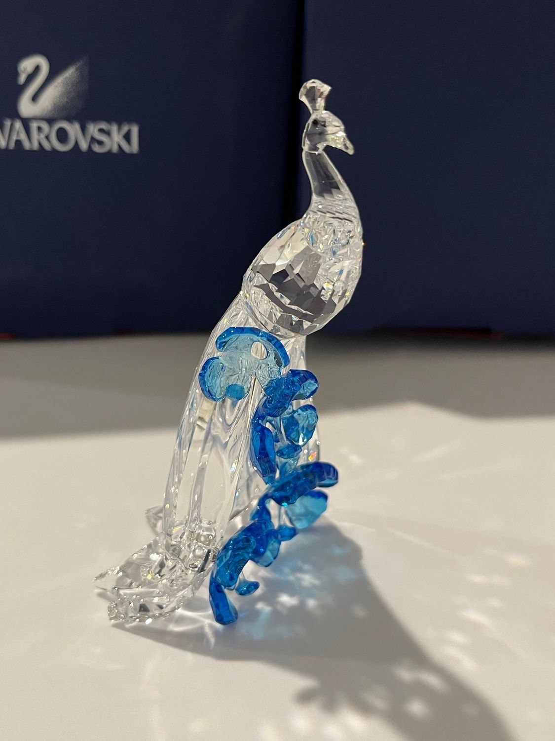 Swarovski 2015 SCS Members Exclusive White Peacock (Signed) #5063695