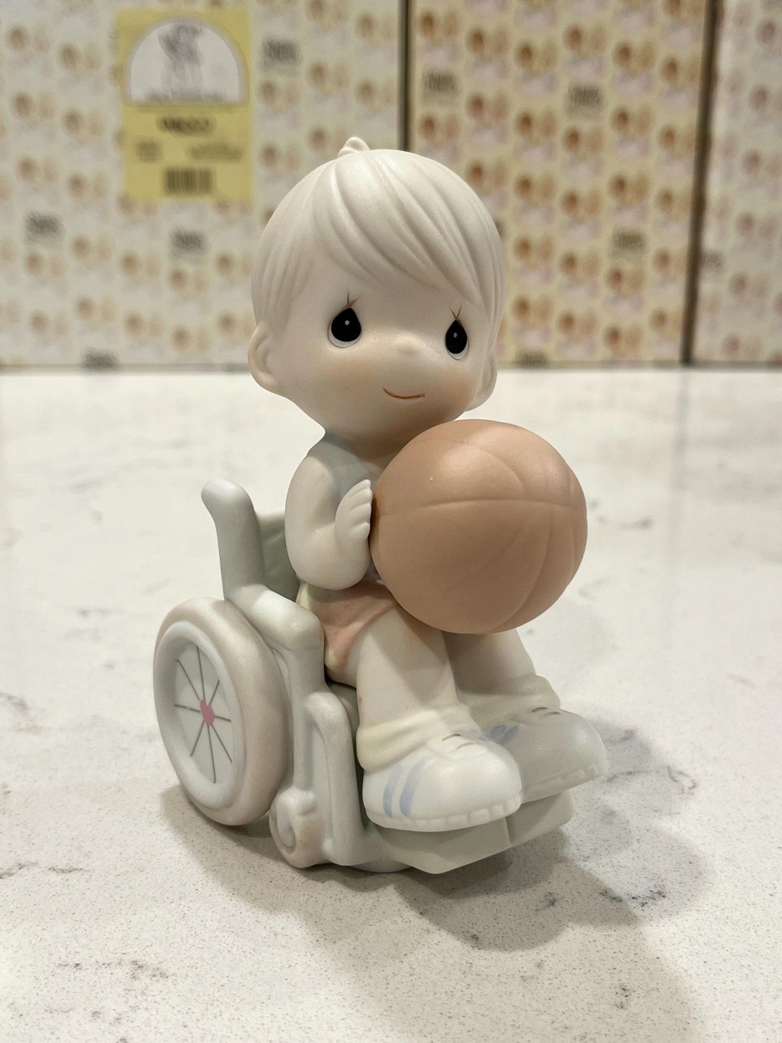 Precious Moments Give Ability a Chance 1997 Special Limited-Edition Figure #192368 *Easter Seal*