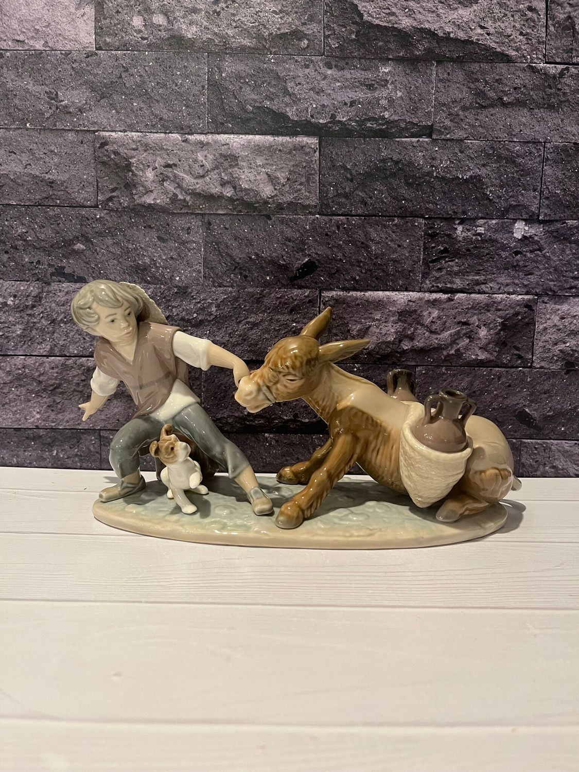 Lladro Stubborn Donkey #5178