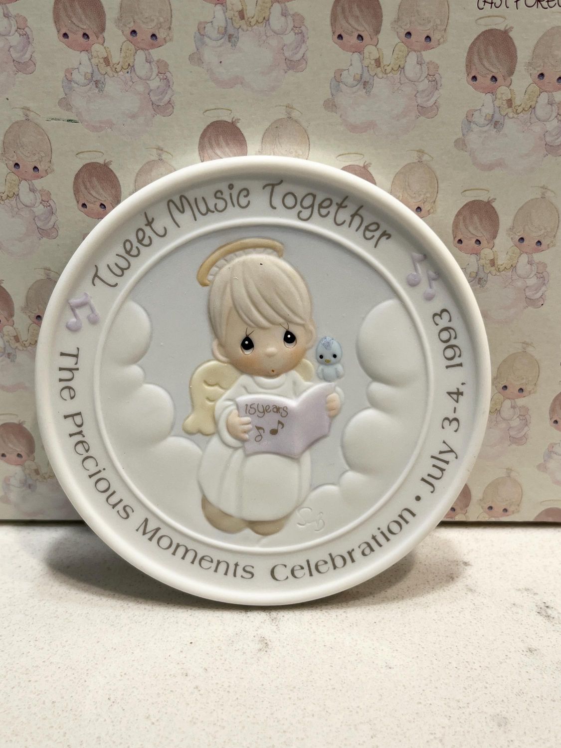 Precious Moments Celebration 15th Anniversary Medallion *Artist Signed*