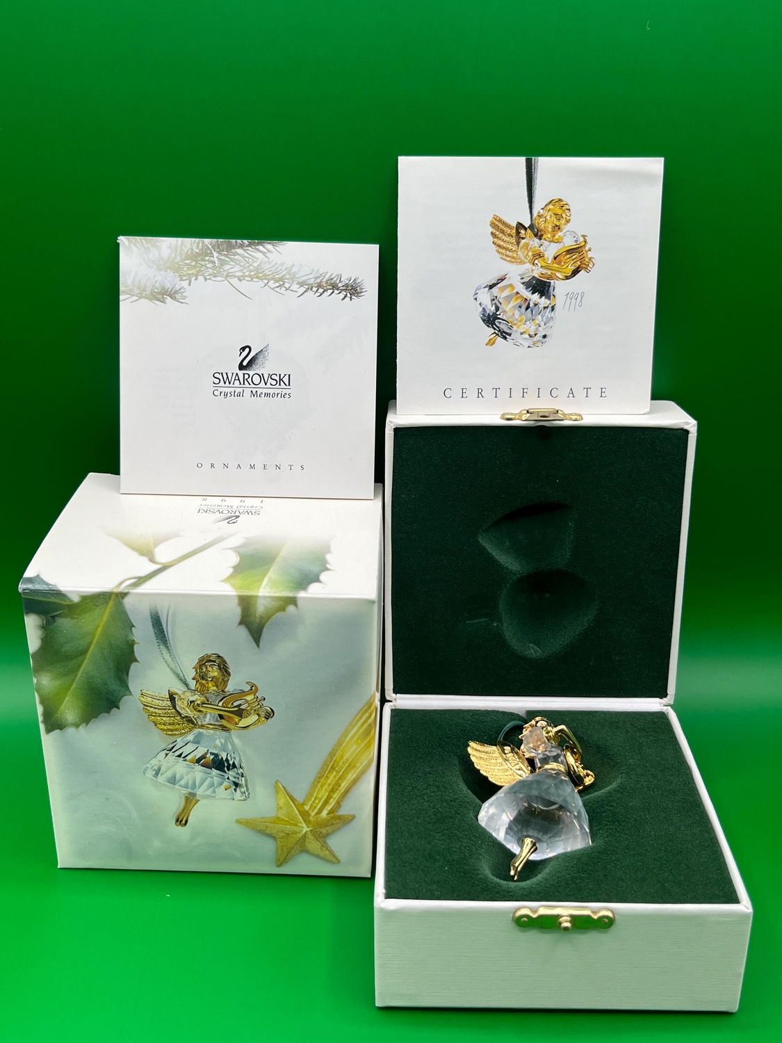 Swarovski 1998 Annual Edition Angel Ornament #9443-980-001