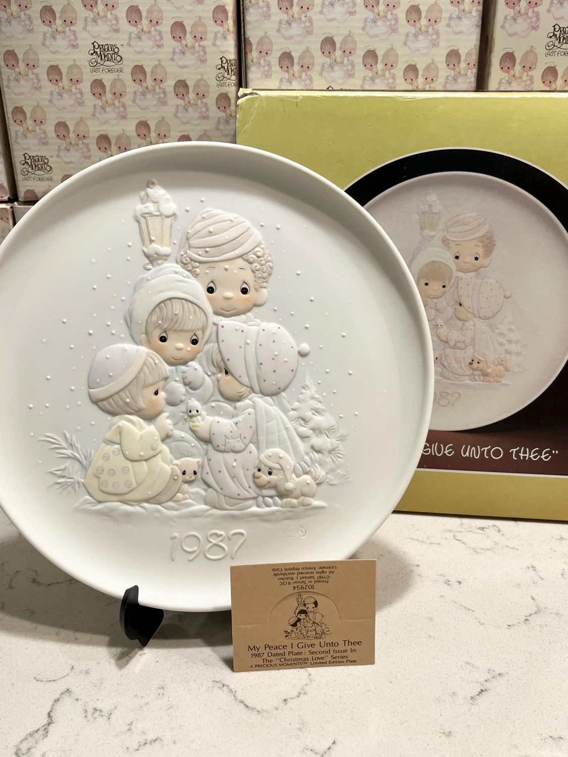 Precious Moments Decor 7.25&quot; Plates
