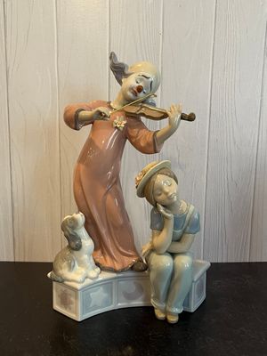 Lladro Music For a Dream #6900 Clown with Violin Lladro Music For a Dream #6900 Clown with Violin