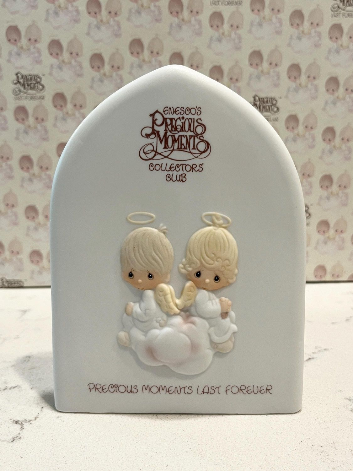 Precious Moments Last Forever 1981 Charter Member Plaque