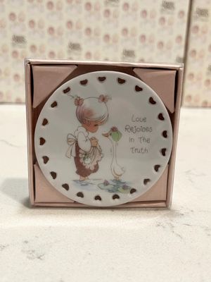 Precious Moments Love Rejoices in the Truth Mini Plate #205877