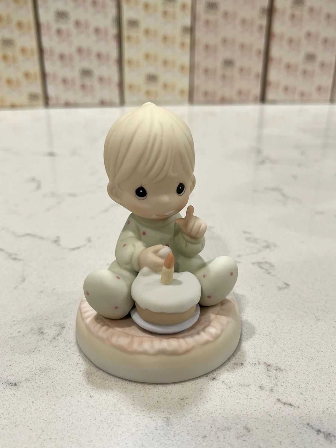 Precious Moments Baby&#39;s First Birthday #524069 *Baby&#39;s First Series*