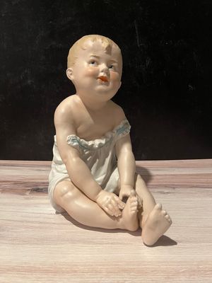 Gebruder Heubach "Piano Baby" **Rare 10" Size**