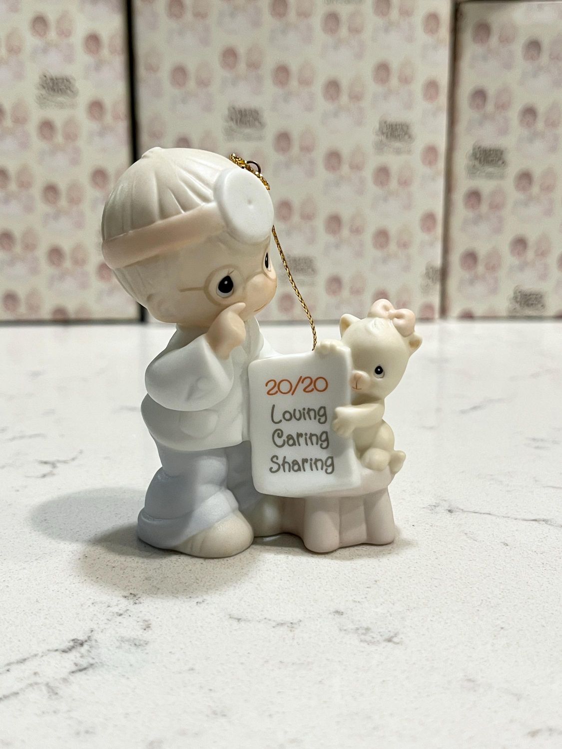 Precious Moments 20 Years and the Vision is Still the Same Ornament #451312 20th Anniversary Commemorative Ornament