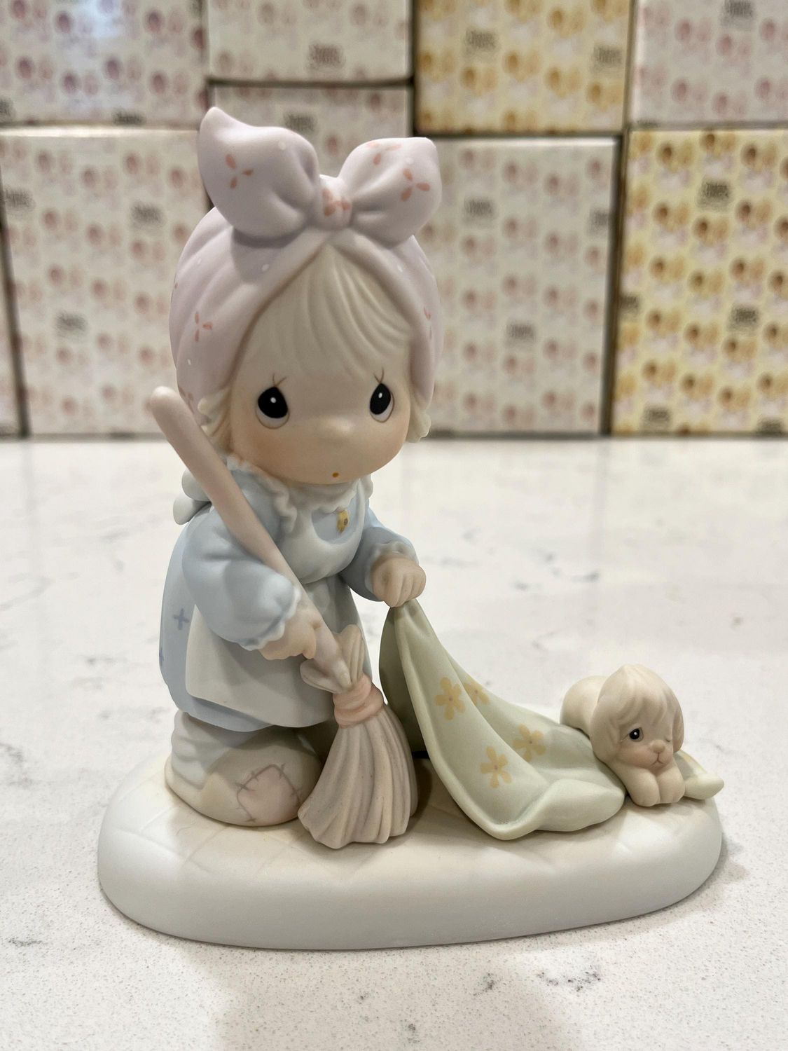Precious Moments Sweep All Your Worries Away #521779
