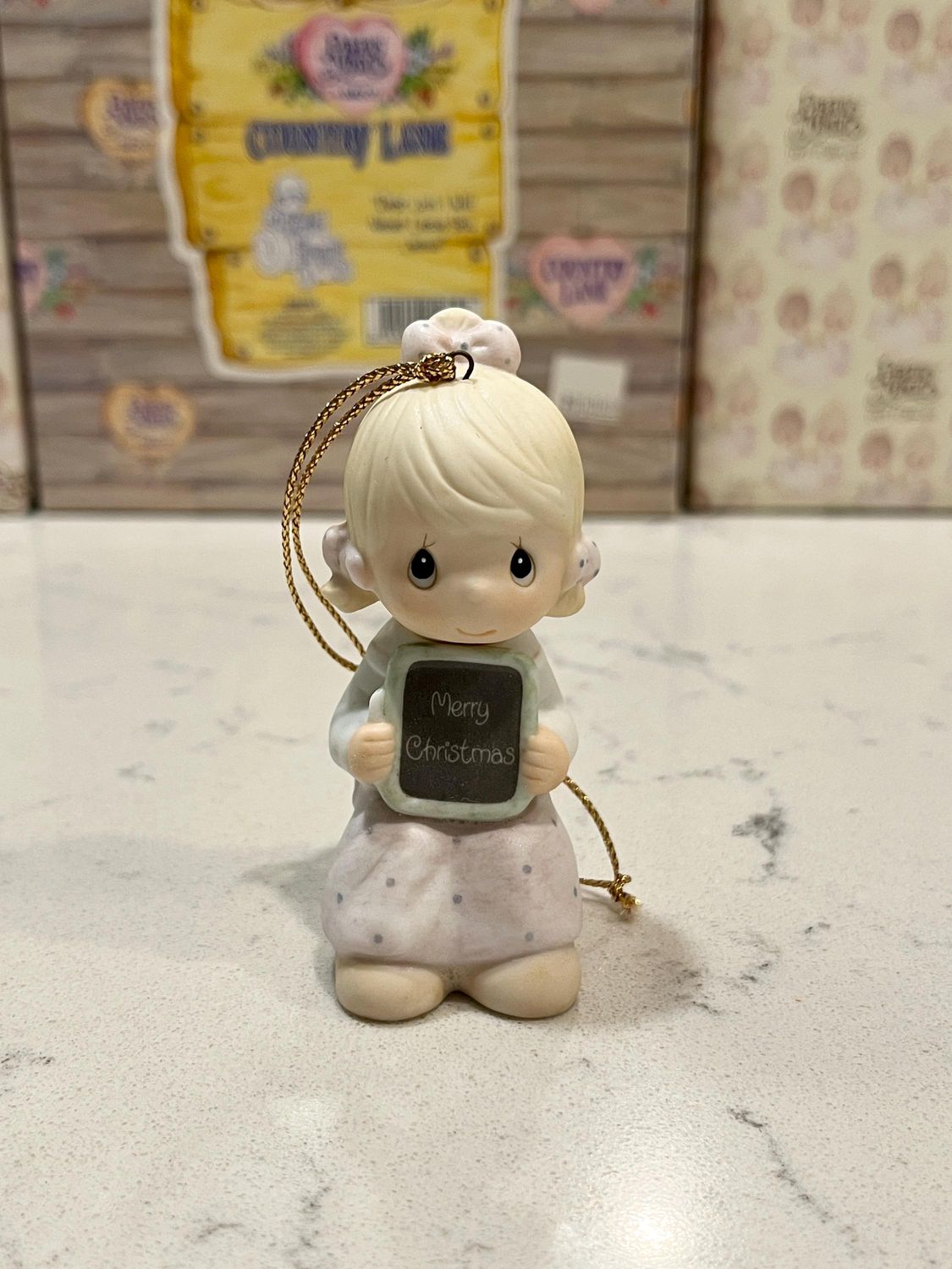 Precious Moments Love is Patient Girl Ornament #E0536