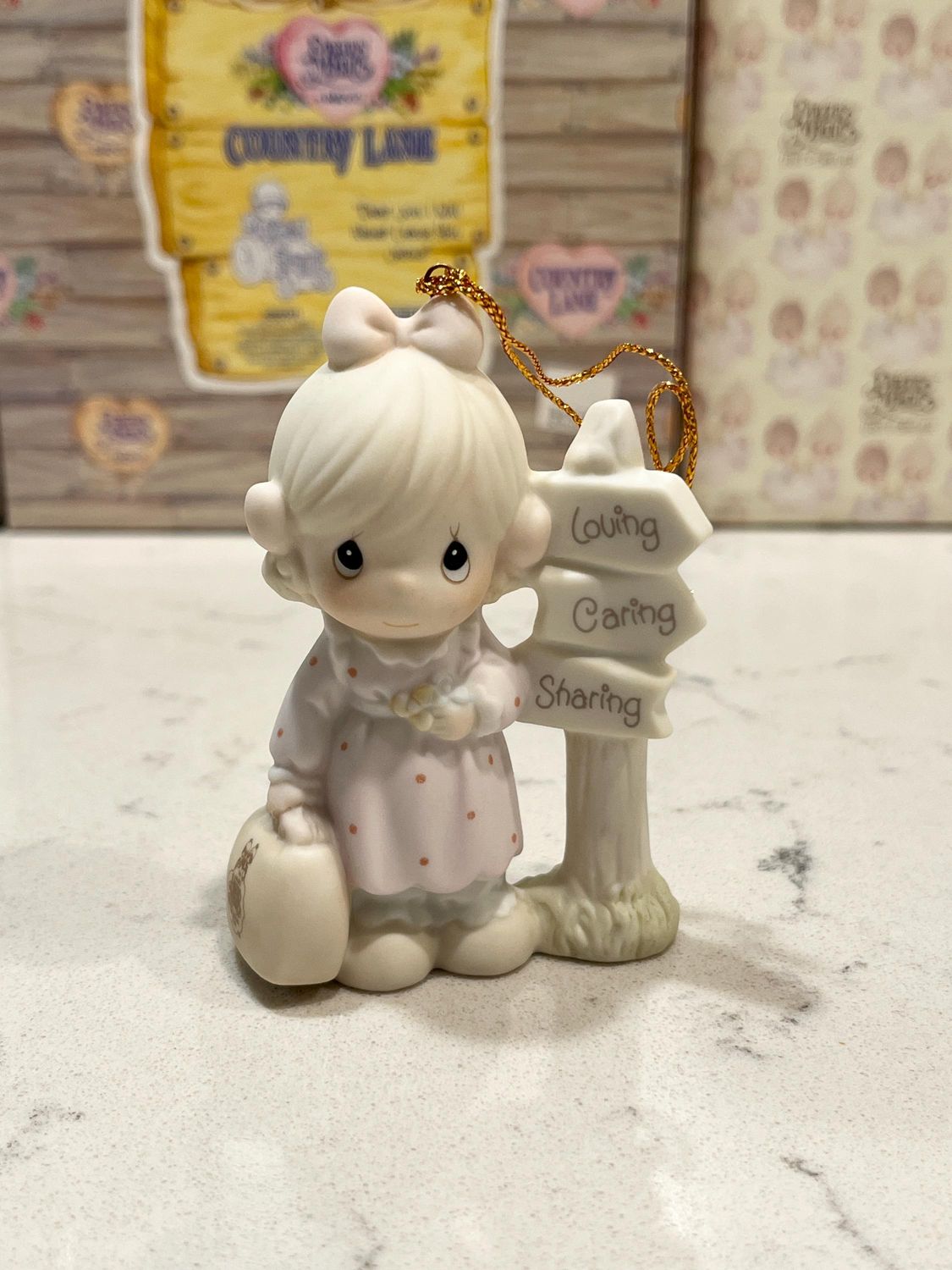 Precious Moments Loving Caring Sharing Ornament #PM040
