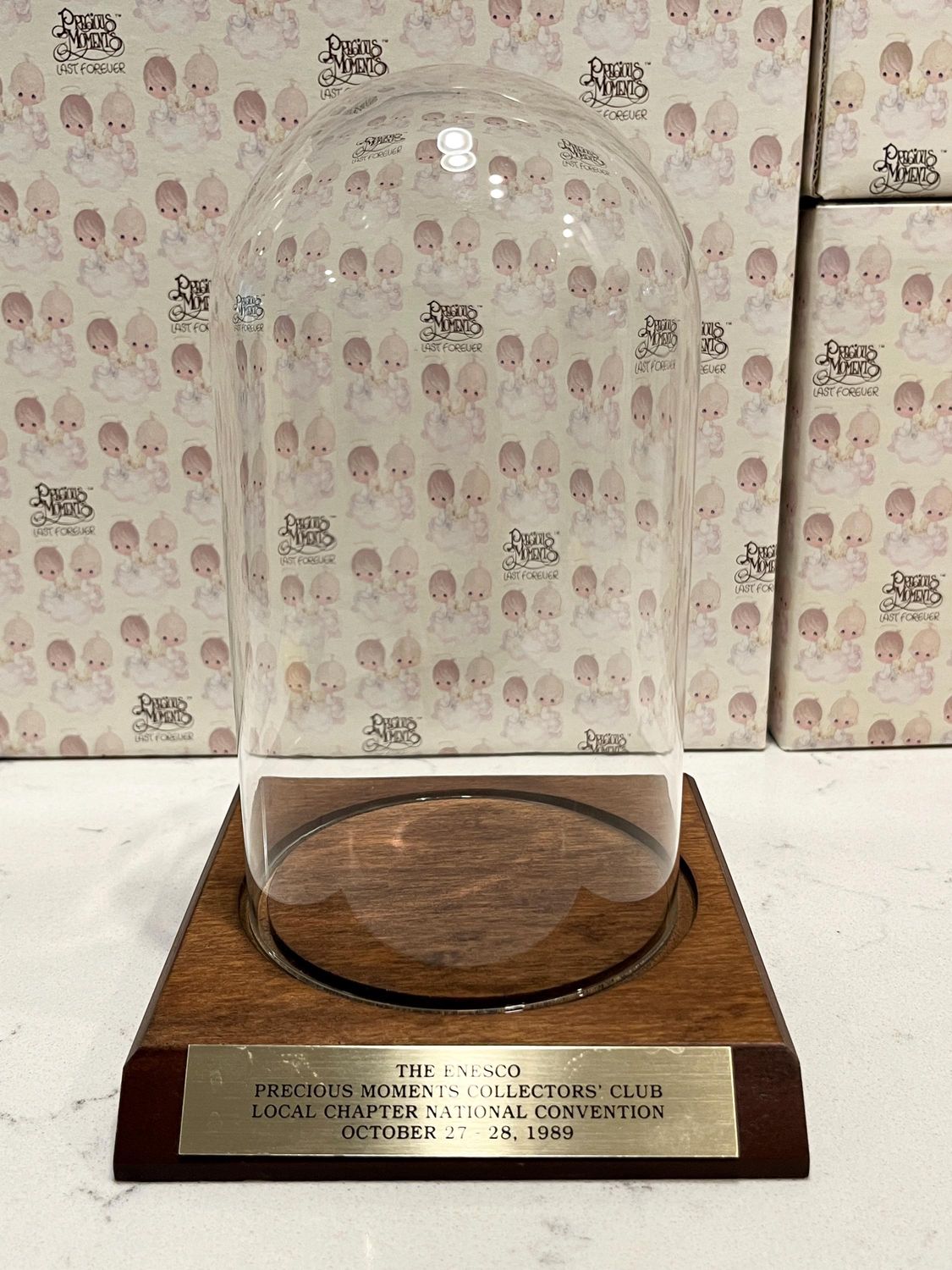 Precious Moments 1989 National Convention Display Dome and Stand