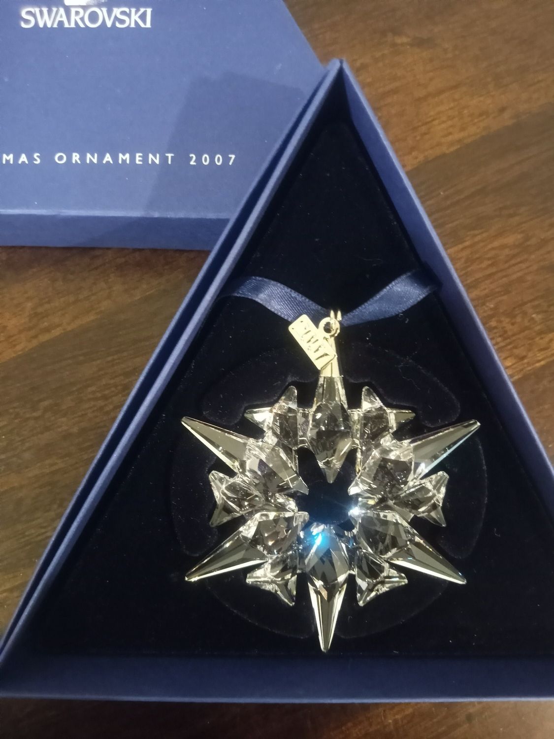 Swarovski 2007 Clear Christmas Ornament