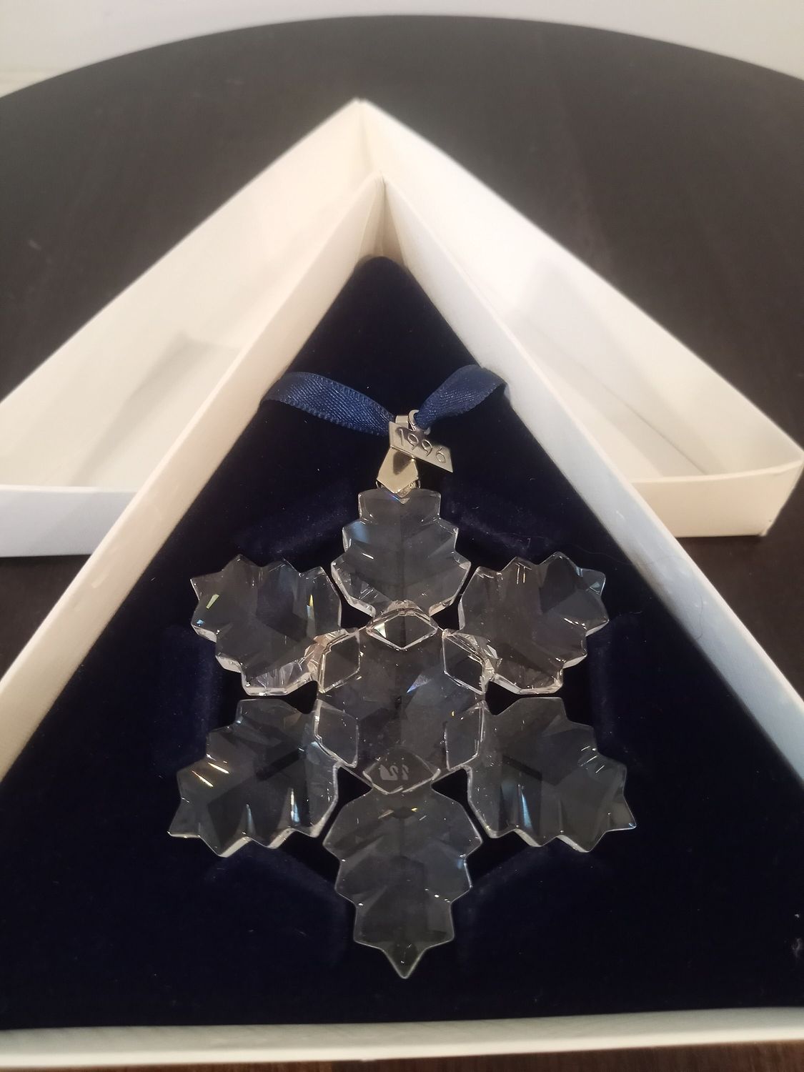 Swarovski 1996 Clear Christmas Ornament #9445-960-001