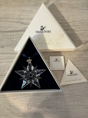 Swarovski 2001 Clear Christmas Ornament #267941