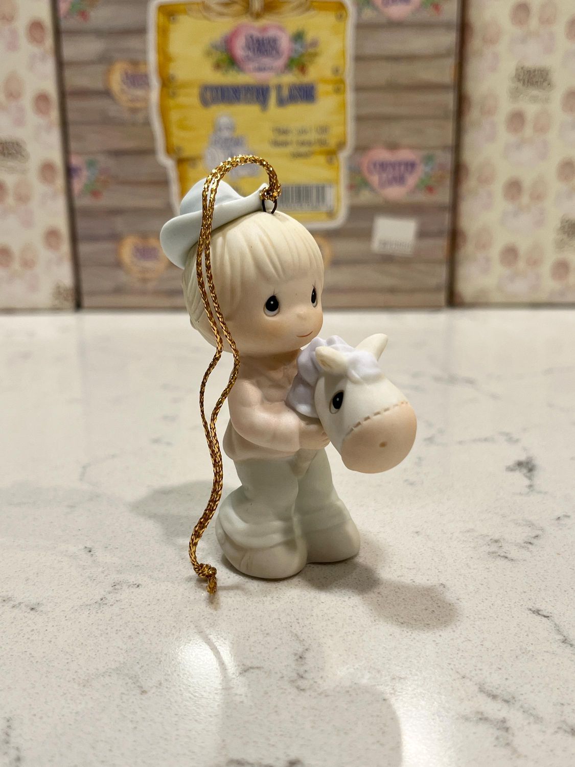 Precious Moments Happy Trails is Trusting Jesus Ornament #523224 Precious Moments Happy Trails is Trusting Jesus Ornament #523224