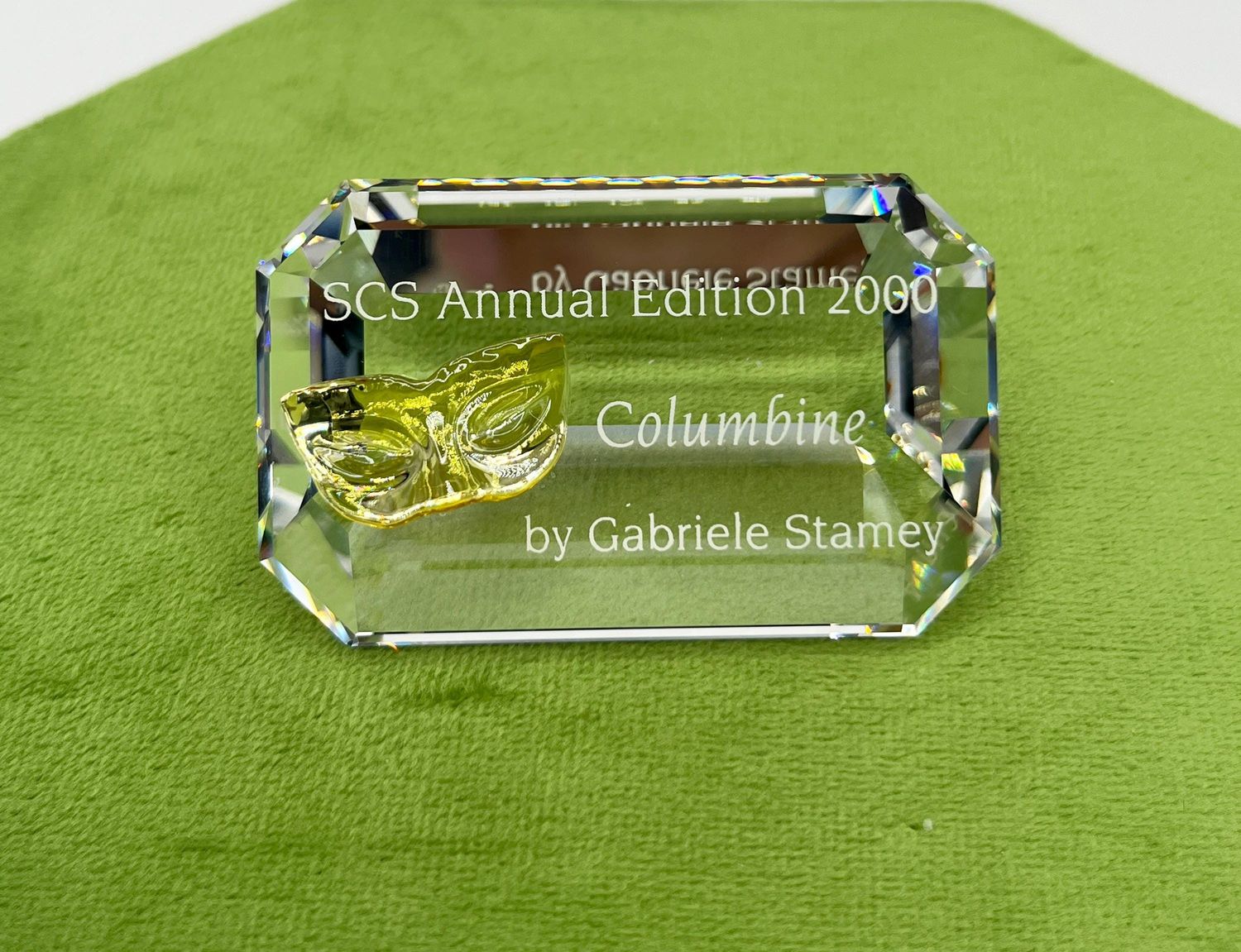 Swarovski Columbine Plaque #255780