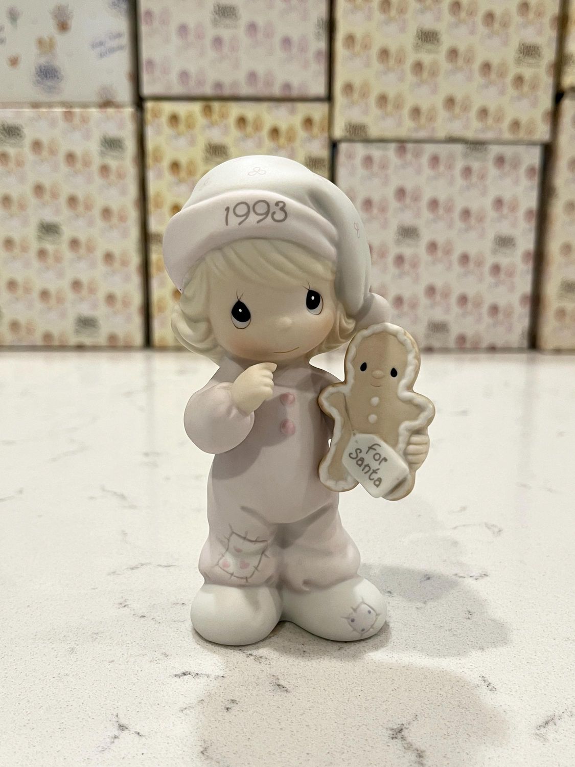 Precious Moments 1993 Wishing You the Sweetest Christmas 503166