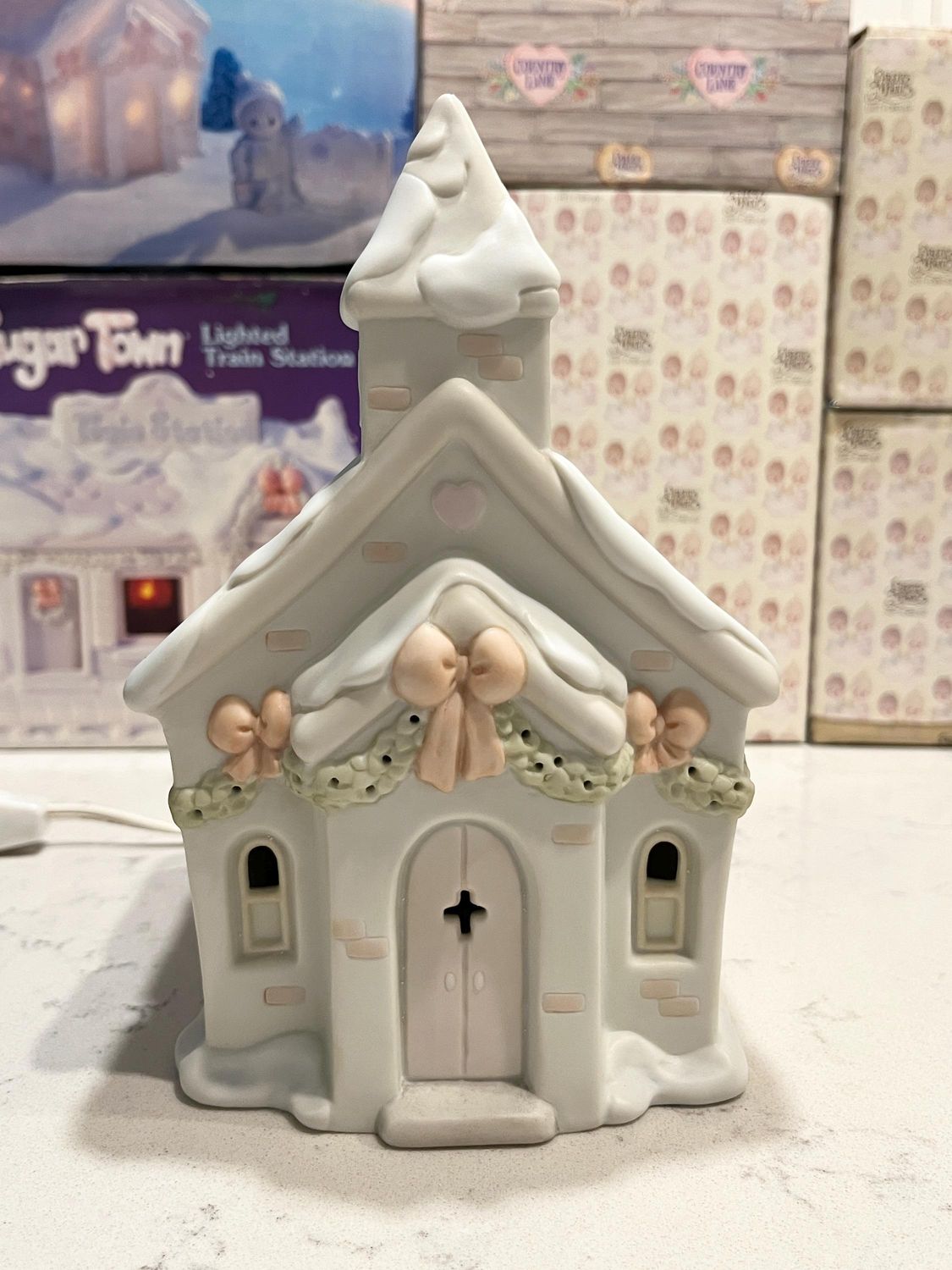 Precious Moments Sugar Town Chapel Night Light #529621