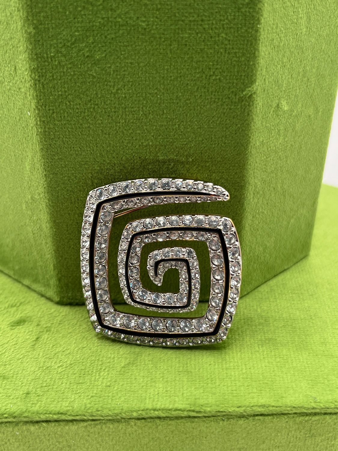 Swarovski Square Element Brooch