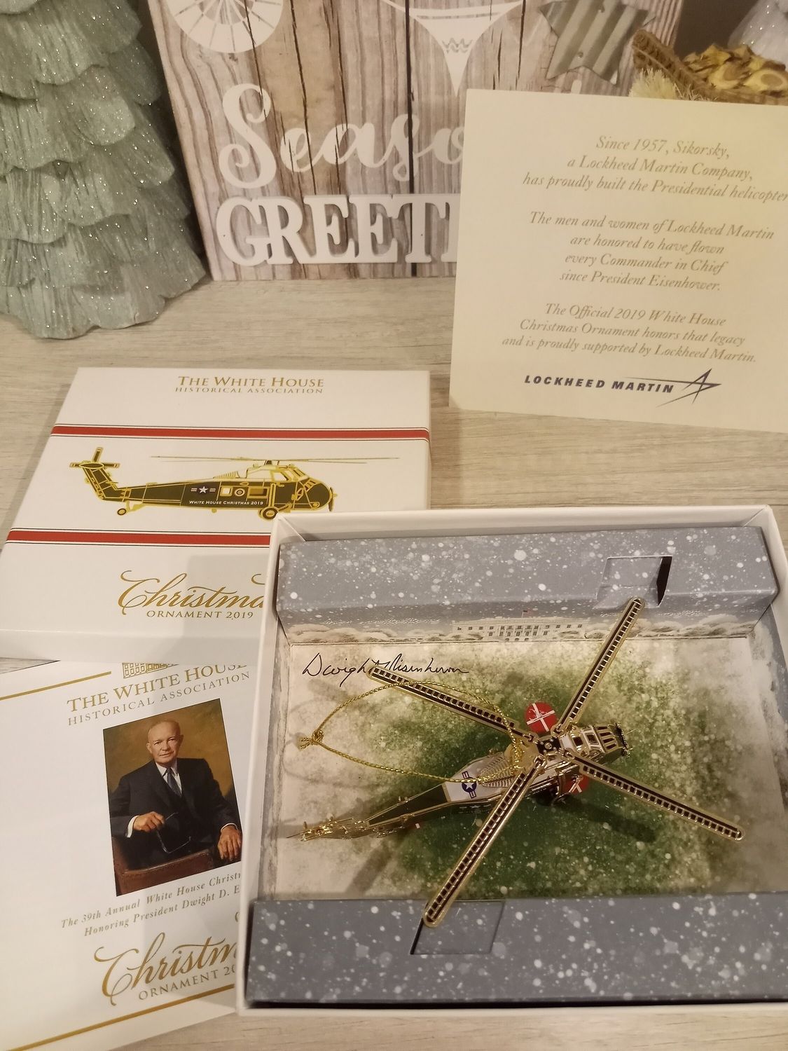 White House 2019 Dwight Eisenhower ornament