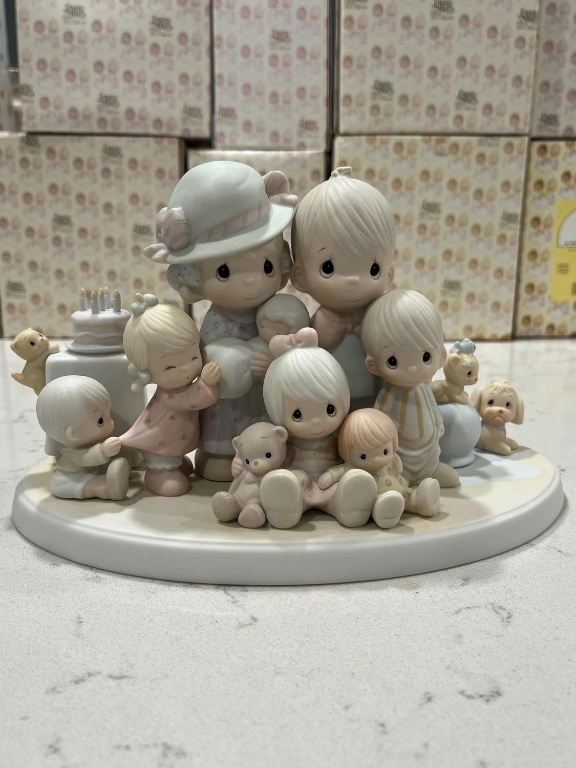 Precious Moments God Bless Our Years Together Commemorative Figure #12440 *Signed*