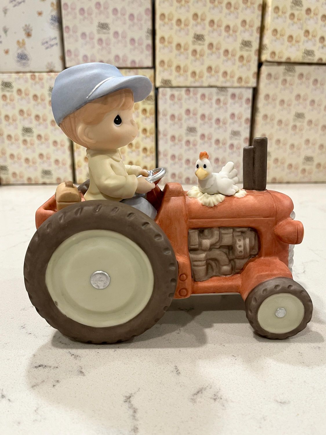 Precious Moments Country Lane Bringing in the Sheaves Music Box Limited Edition 307084