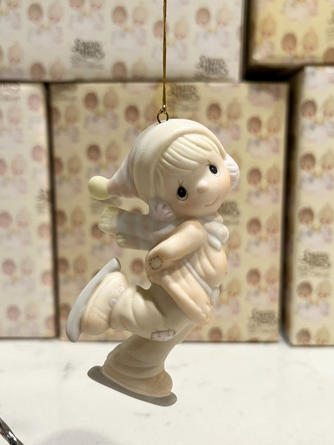 Precious Moments Dropping In for Christmas Ornament #E2369