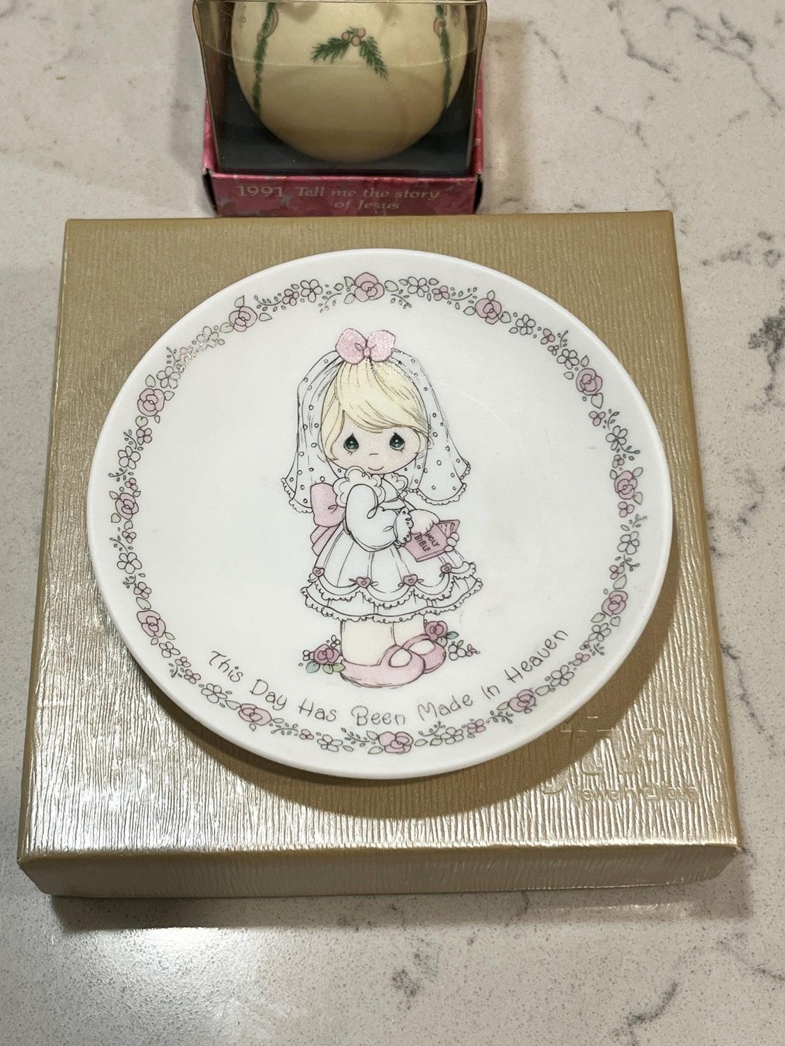 Precious Moments This Day Has Been Made in Heaven Mini Plate