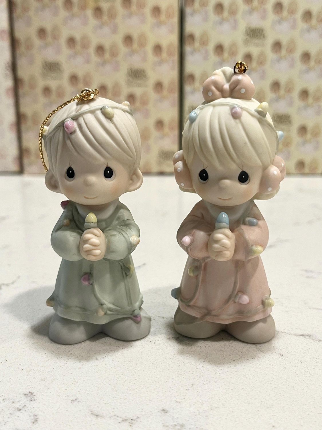 Precious Moments May Your Christmas Be Delightful Ornament Set #587931/15849R