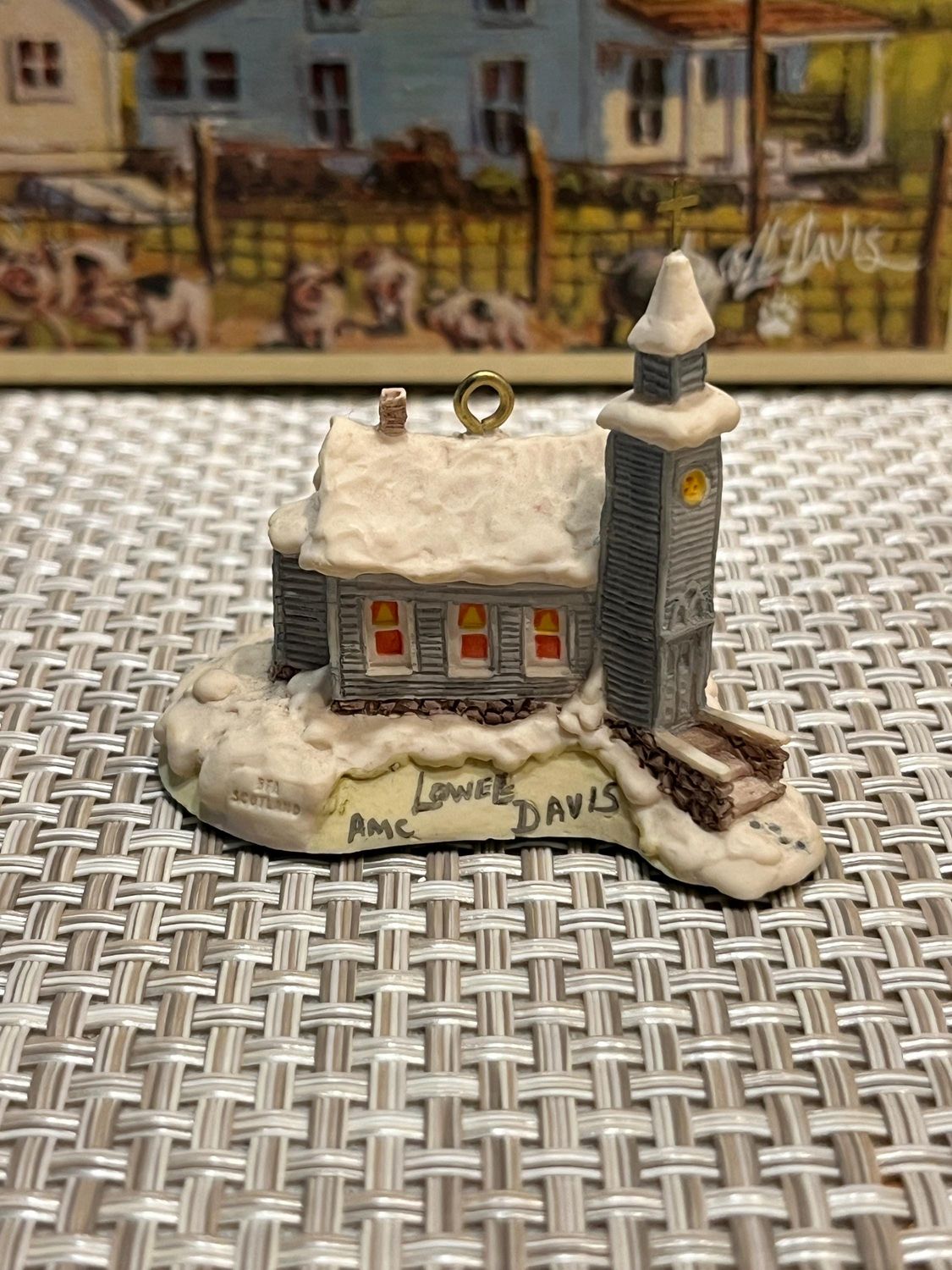 Lowell Davis Collection &quot;Red Oak II Church Ornament&quot; #223508