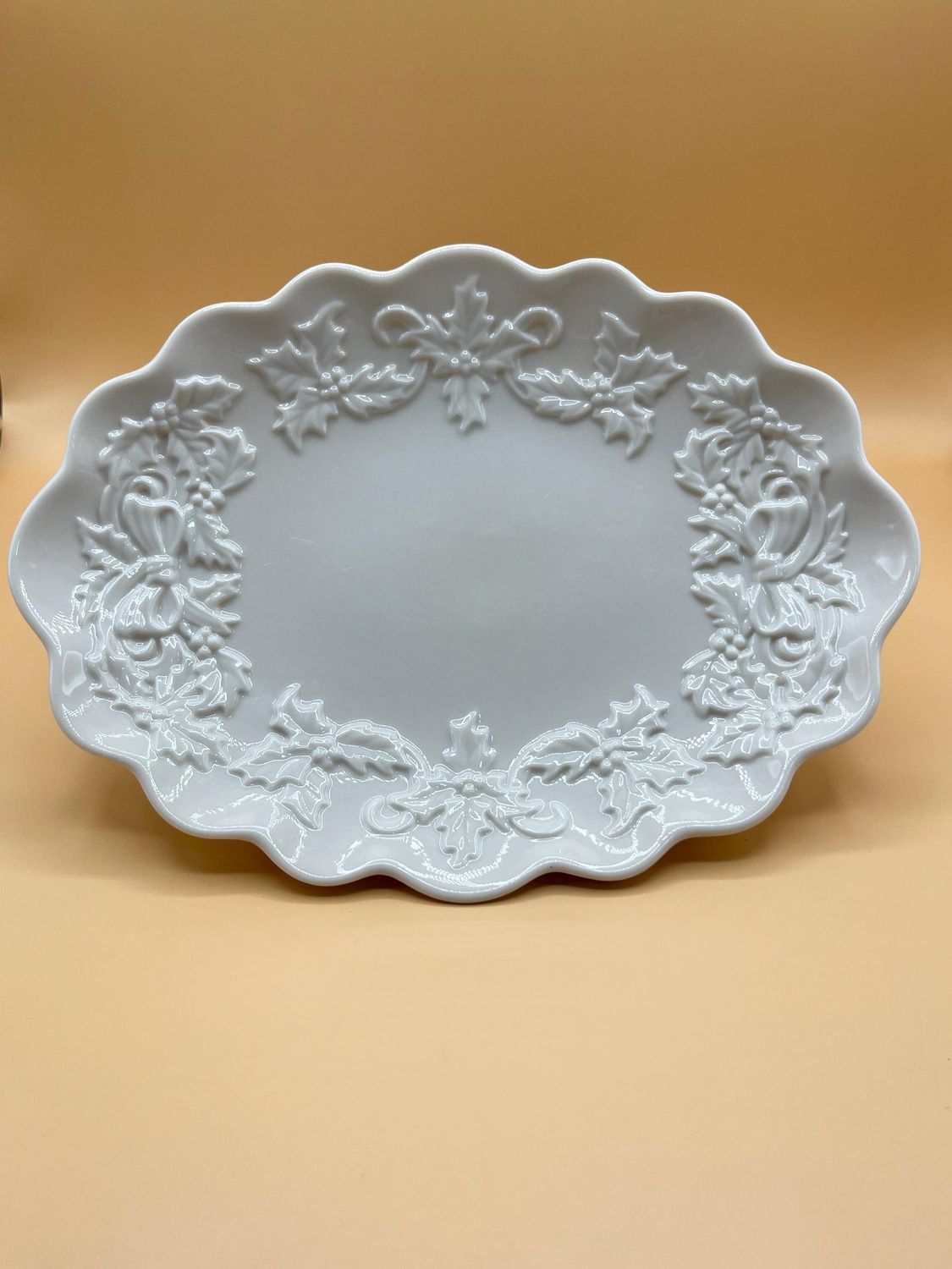 Lenos Holiday Hostess Platter Set 9.5&quot;x7&quot;