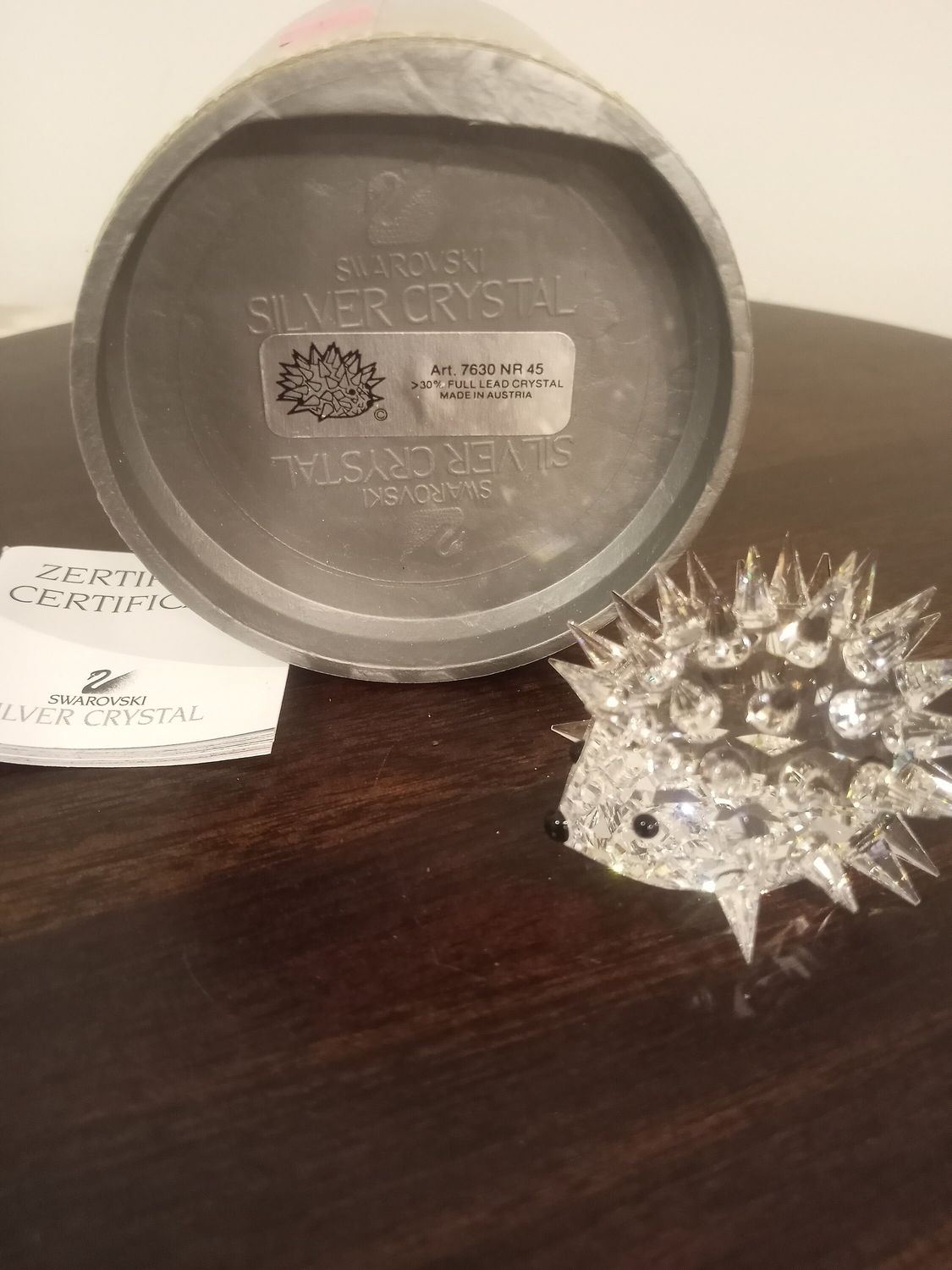 Swarovski Medium Oval Hedgehog #7630-045