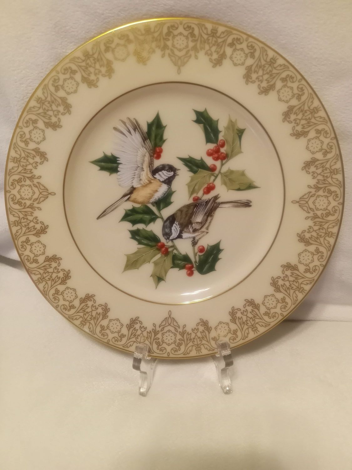 Lenox Garden Bird Plate Collection &quot;Chickade&quot;
