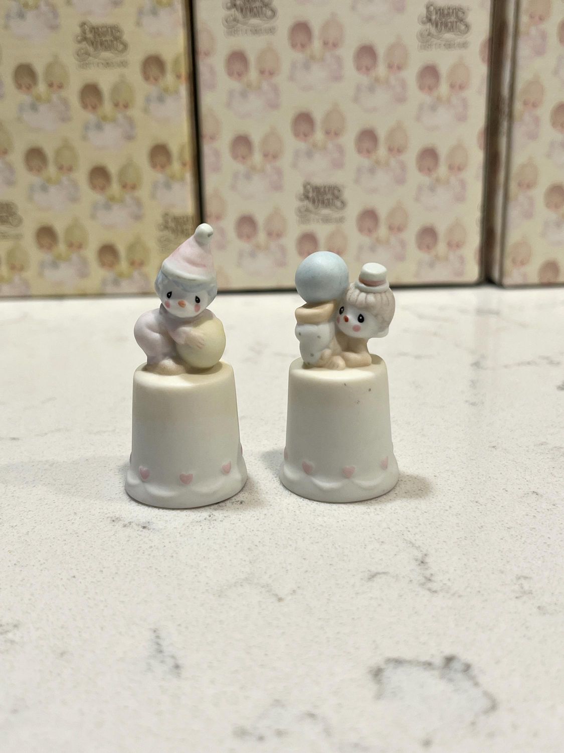 Precious Moments Clown Thimble Set #100668