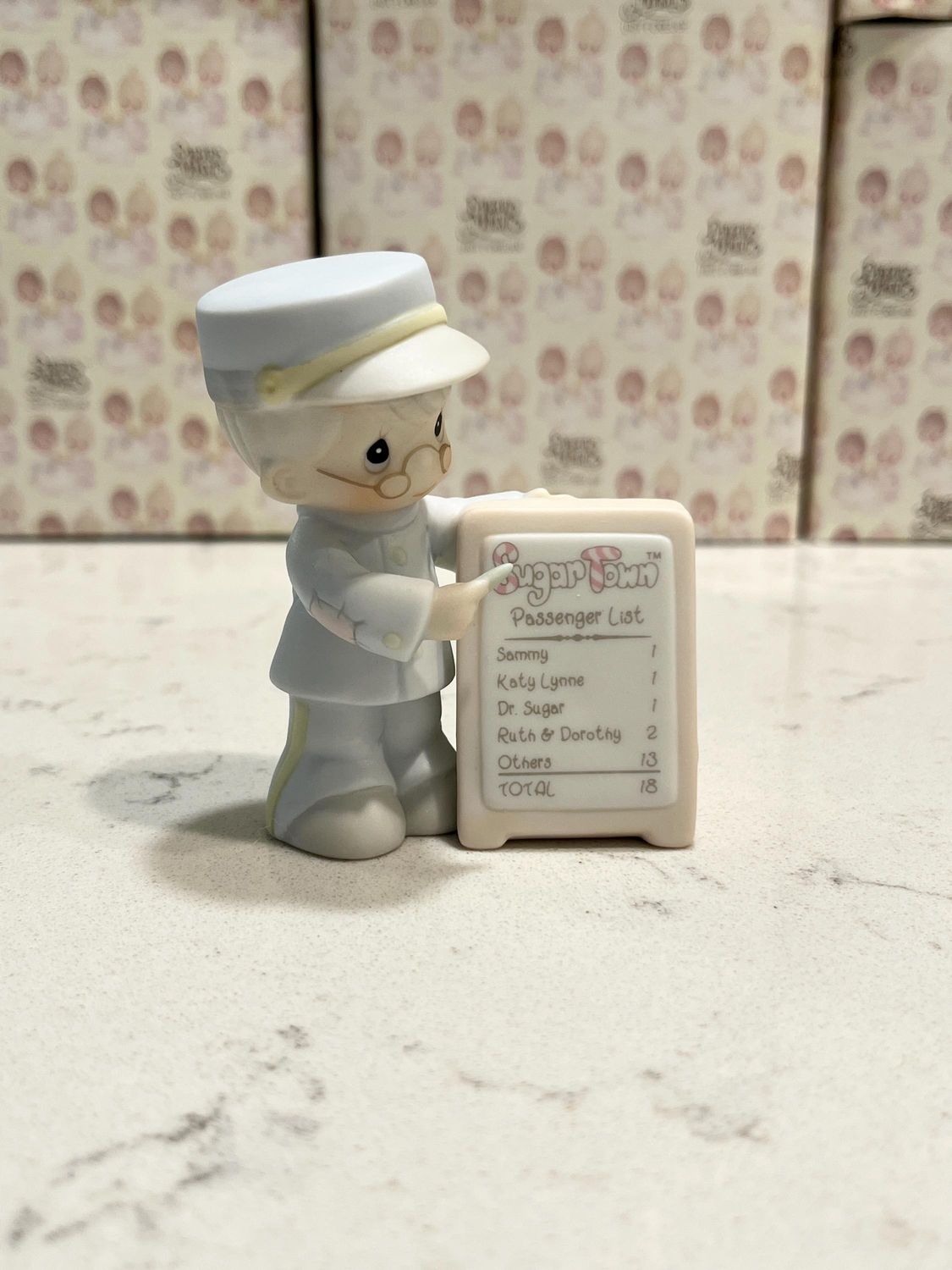Precious Moments Sugar Town Sam Conductor Figure #150169