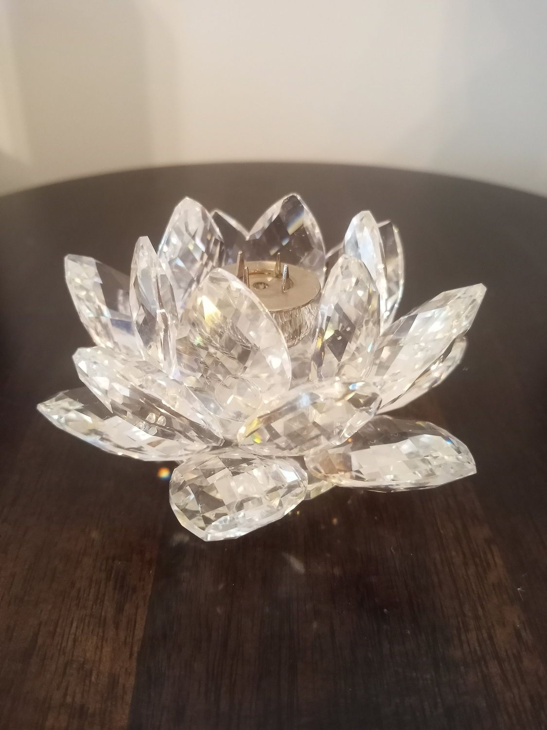 Swarovski Medium Waterlily Candleholder #7600-123 Swarovski Medium Waterlily Candleholder #7600-123