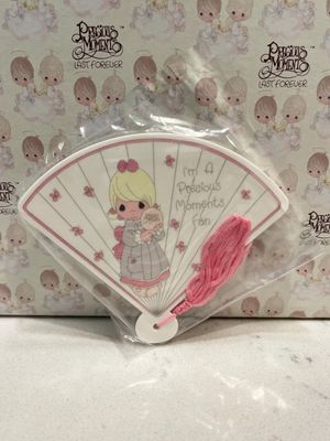 Precious Moments I'm A Precious Moments Fan Miniature Fan Ornament Magnet #493953