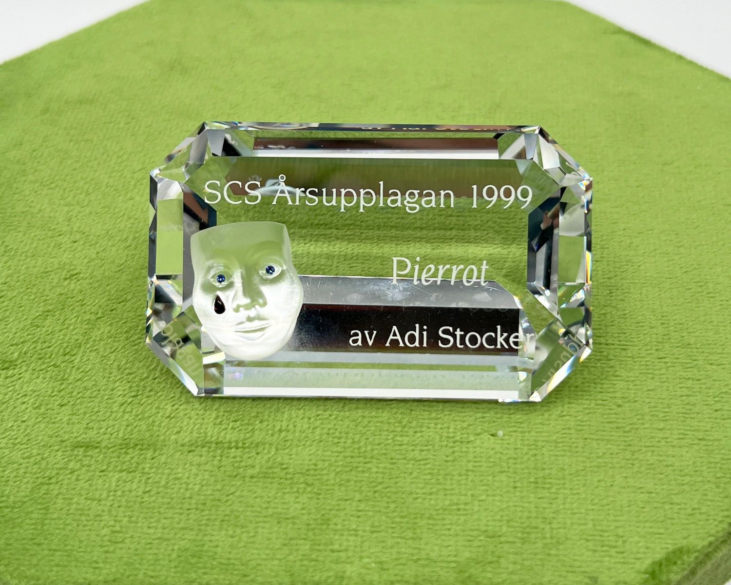 Swarovski Pierrot Swedish Plaque #231678 Swarovski Pierrot Swedish Plaque #231678