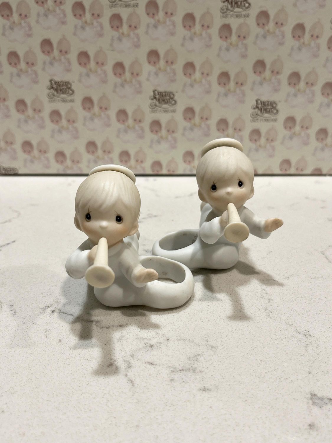 Precious Moments Joy To the World Candle Climbers Set of 2 #E2344