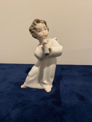 Lladro Angel with Flute #4540