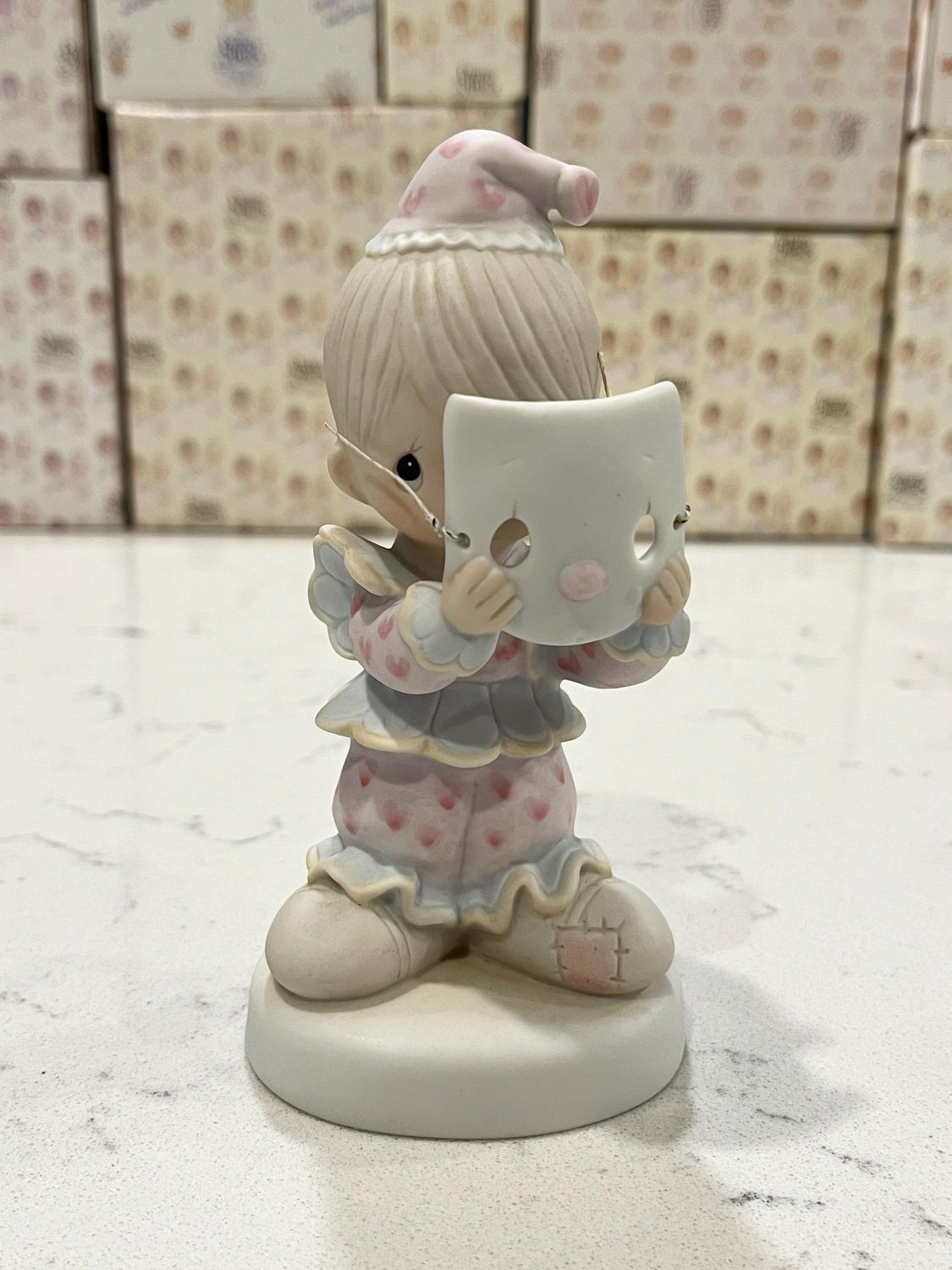 Precious Moments Put on a Happy Face #PM822 **Signed by Sam Butcher**