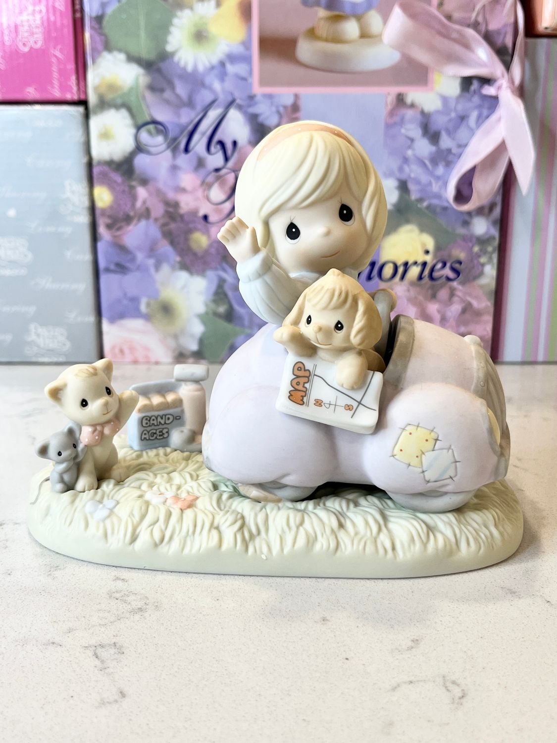 Precious Moments Friends Help Us Keep Moving On #PM0051 Members Only