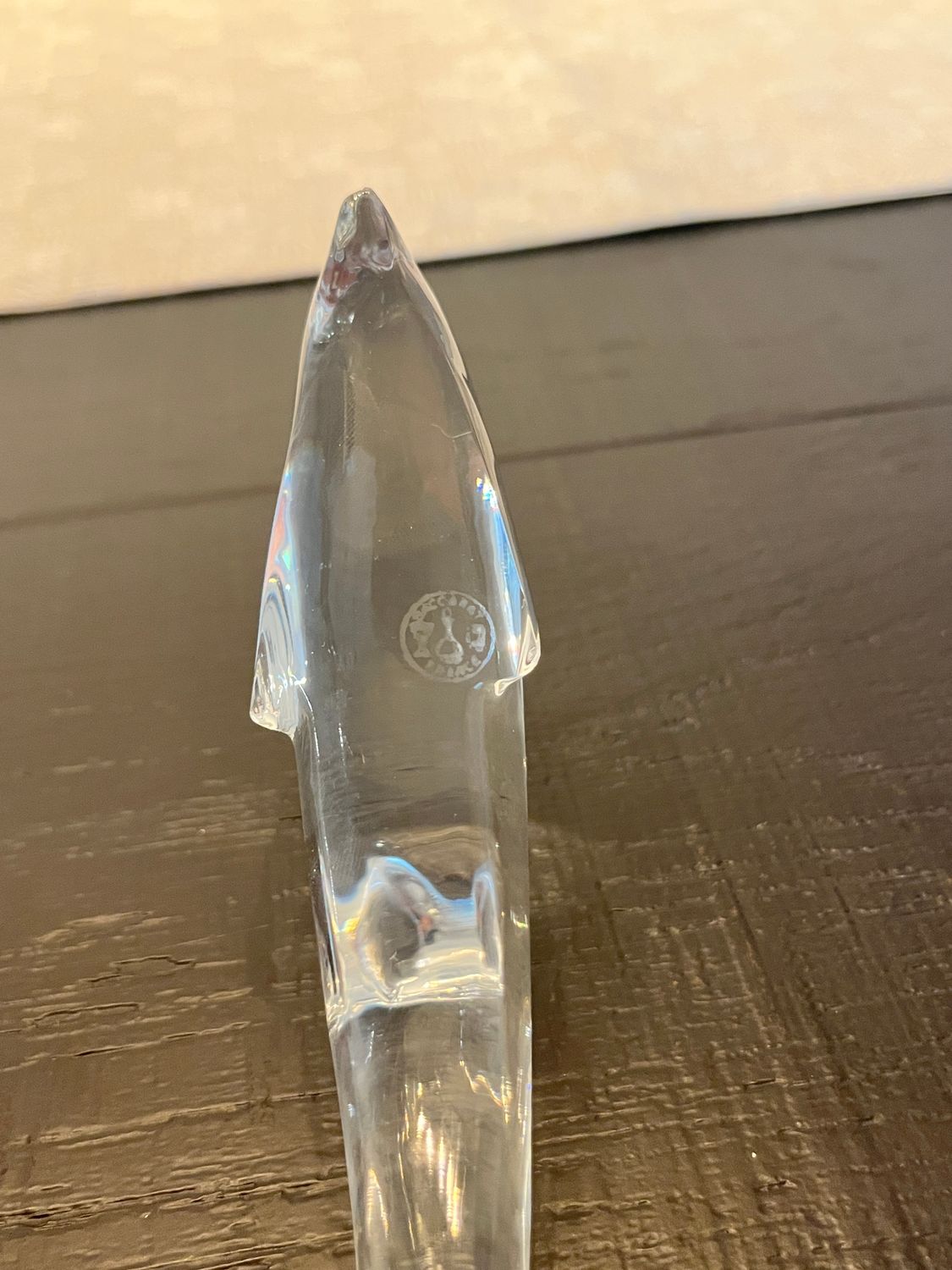 Baccarat Crystal Dolphin