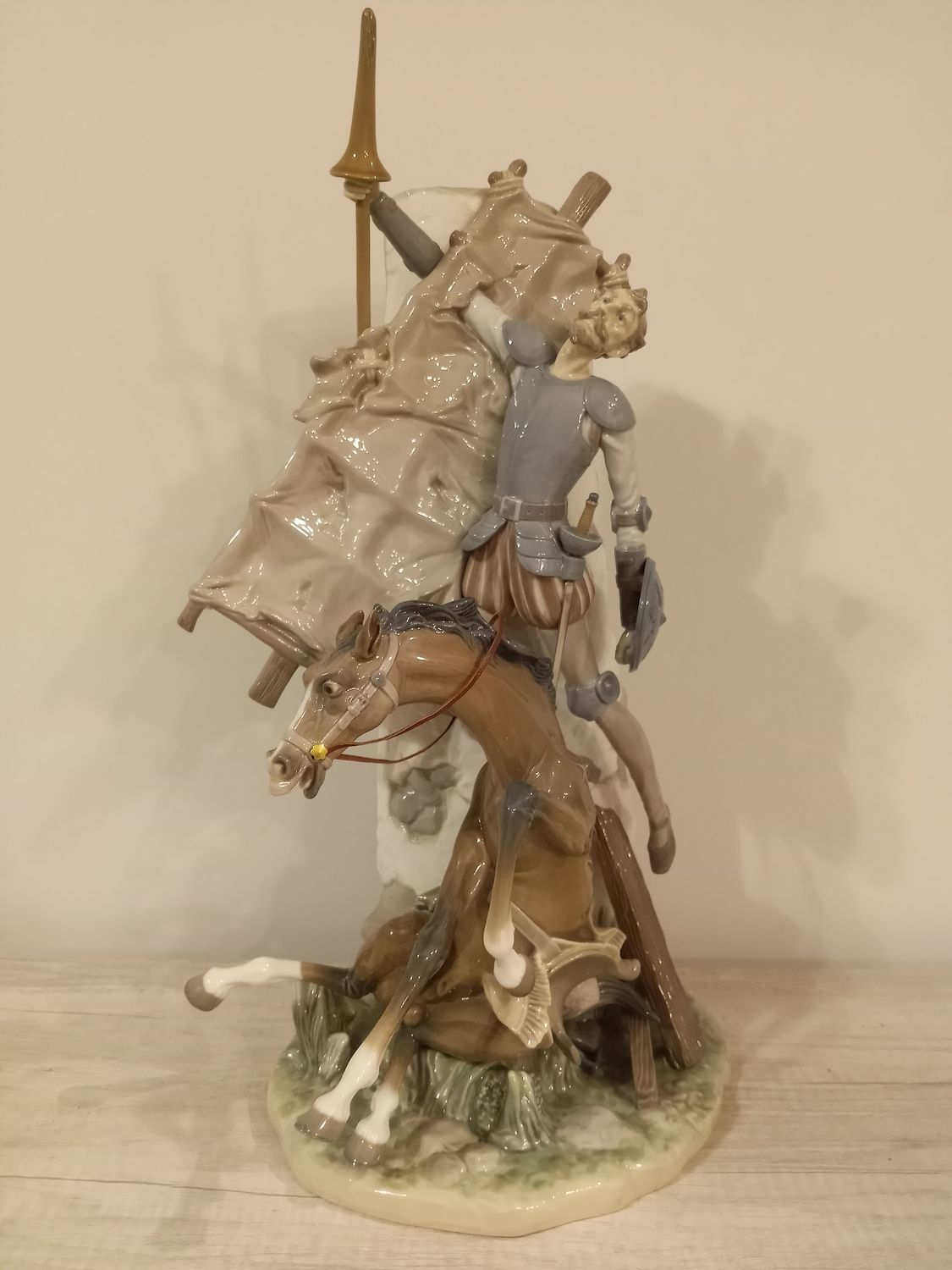 Lladro Don Quixote and the Windmill