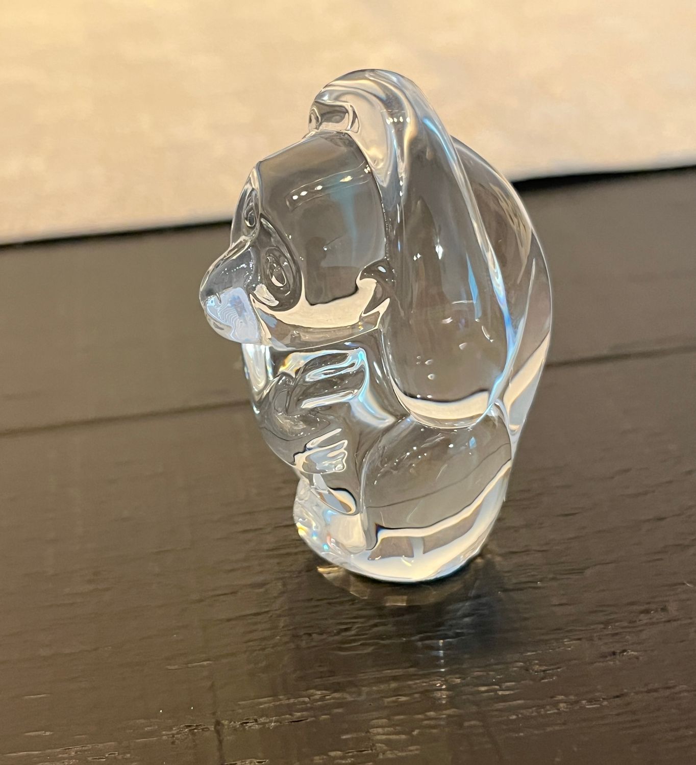 Steuben Crystal Monkey Zodiac Handcooler